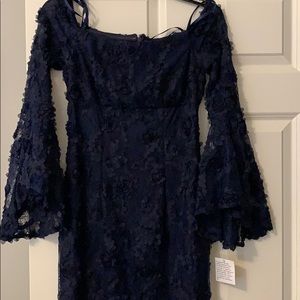 Gorgeous blue/purple lace cocktail dress